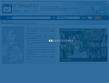 Tablet Screenshot of bedbreakfastavailability.co.uk
